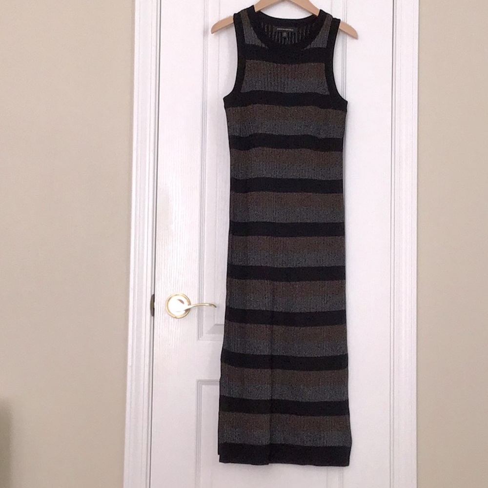 Banana Republic Metallic Midi Dress